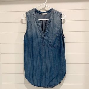 Ombré Denim Tank
